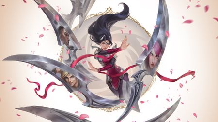 Irelia dancing with blades