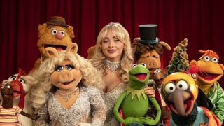 Disney’s “The Muppet Show” stars Sabrina Carpenter and the original Muppet cast